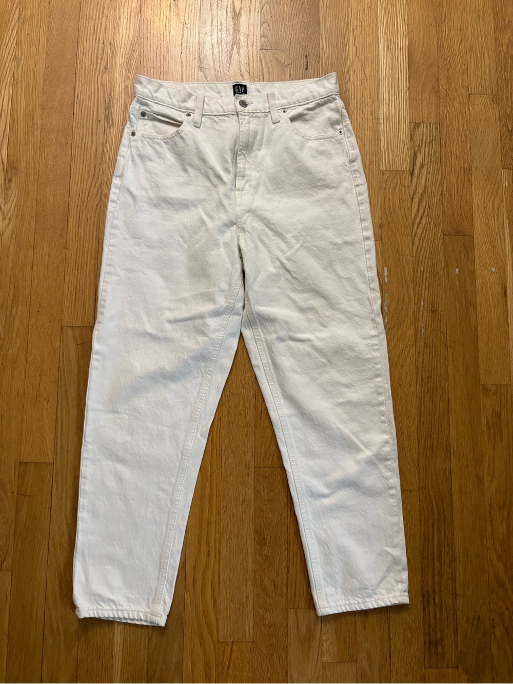 Gap Mom Jeans White